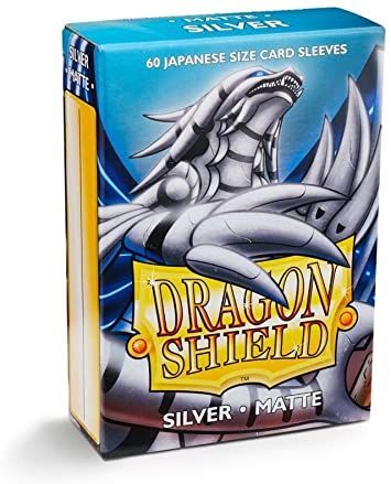 Fundas Japanese – Small Dragon Shield Silver Matte (60 Fundas)