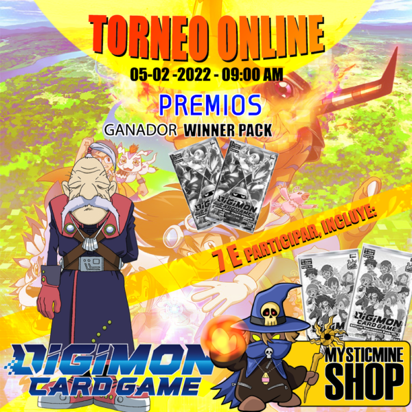 Torneo Online Digimon sábado 05-02-2022 9:00 AM