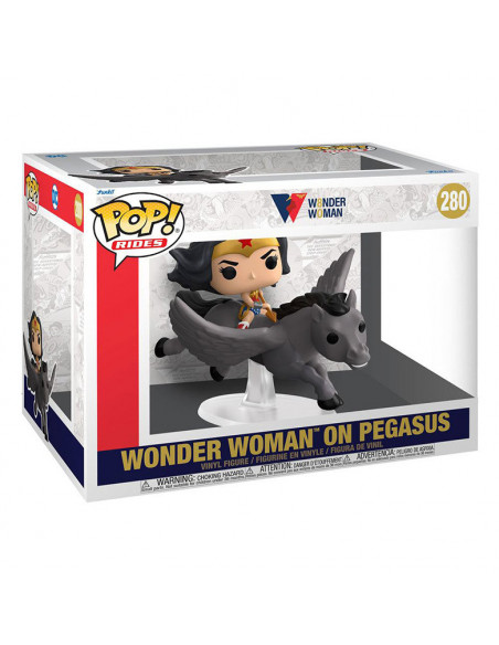 Funko Pop! DC - Wonder Woman 80th on Pegasus 15cm - Number 280