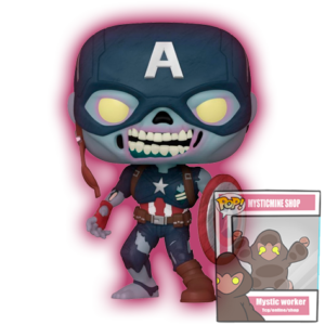 Funko Pop! MARVEL WHAT IF...? - ZOMBIE CAPTAIN AMERICA - Number 941