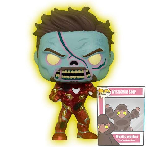 Funko Pop! MARVEL WHAT IF...? - ZOMBIE IRON MAN - Number 944