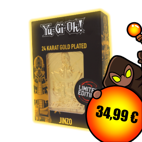 YGO – Limited Edition 24K Gold Plated Collectible – Jinzo [RESERVA]